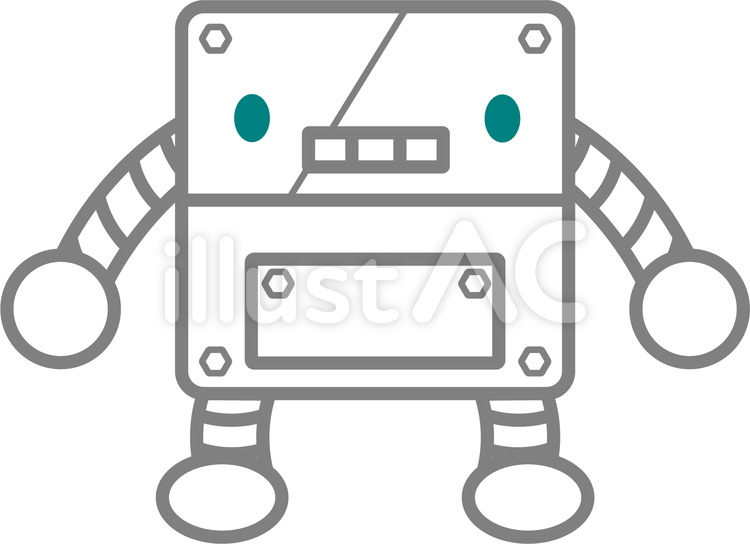 ろぼっとくん キャラクター,かわいい,男の子のイラスト素材