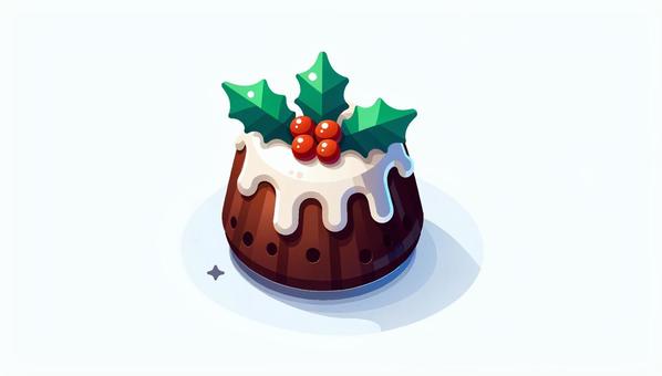 christmas cake, cake, sweets, image, JPG