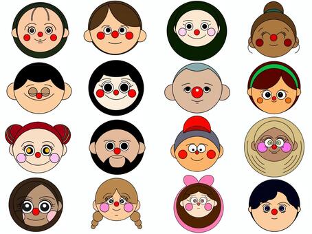 Illustration, people, female, male, 