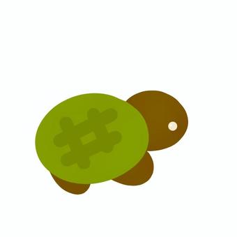 Illustration, turtle, melonpan, sweet bread, 