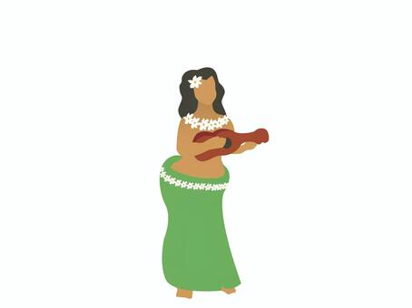 Hula girl, JPG and EPS Hula girl, , JPG and EPS