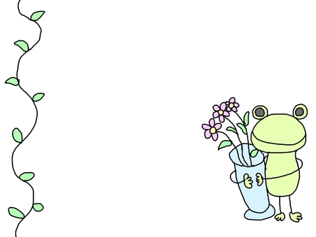 青蛙、花朵和葉子。火焰, JPG 青蛙、花朵和葉子。火焰, 青蛙, 葉子, 植物, JPG