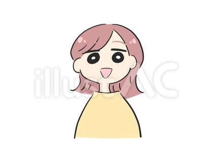 正面向きの女性