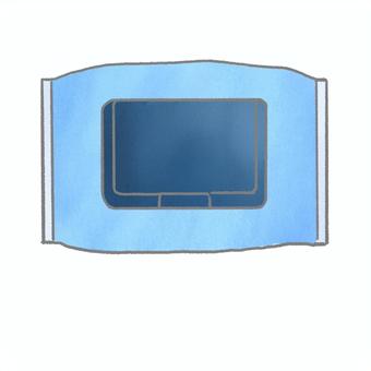ウェットティッシュ ウェットティッシュ,おしりふき,手口ふき,持ち歩き,赤ちゃん用品,子ども用品のイラスト素材