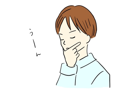 考える人 考える,悩む,ポーズ,人物,迷う,思い出すのイラスト素材