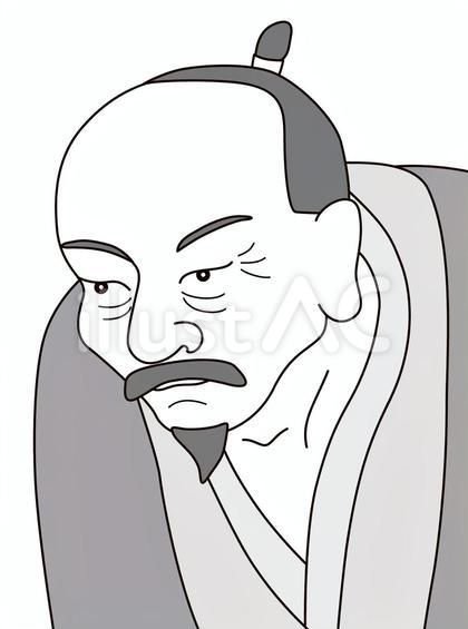 池大雅(白黒)
