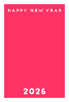 年賀状背景/赤 背景,午,だるま,ベクター,2026年年賀状,デフォルメ,キュート,ベタ塗り,年賀状素材,年賀状のイラスト素材