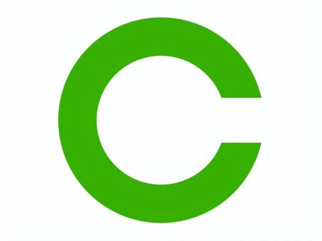 ランドルト環　緑　Cマーク ランドルト,ランドルト環,アイコン,シンプル,緑,視力,視力検査,健康診断,目,眼のイラスト素材