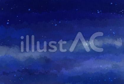 ニュアンス背景 濃紺の星空