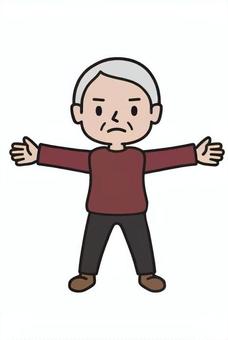 制止する人 制止する人 ストップ,制止,邪魔,盾,守る,主婦,女,普段着,日常のイラスト素材