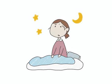 Illustration, housewife, tired, handwriting, 