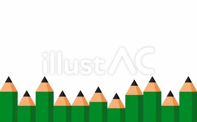 鉛筆のフレーム 鉛筆,文房具,勉強のイラスト素材