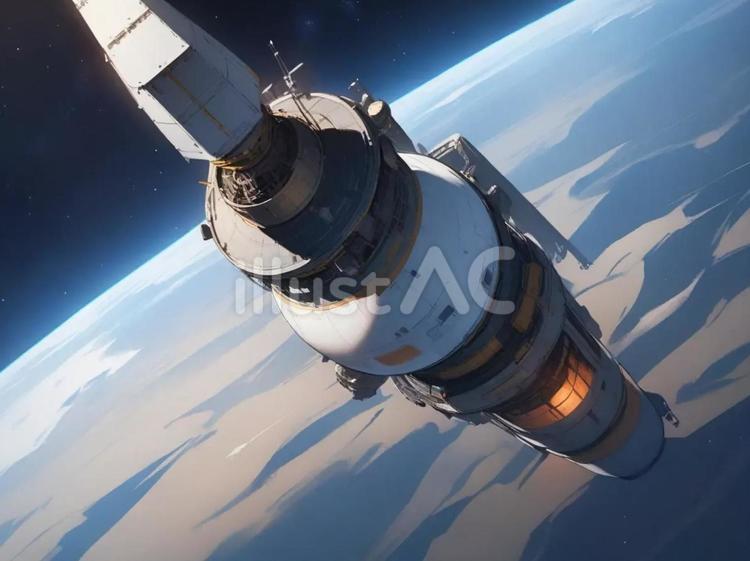 宇宙衛星3 宇宙,衛星,宇宙衛星のイラスト素材