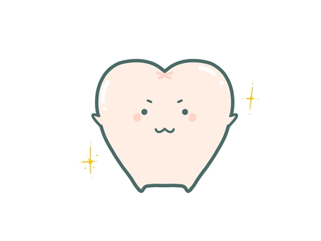 歯 歯,歯磨き,デンタルケア,歯医者,口腔ケア,清潔,キラキラ,キャラクター,ゆるキャラ,かわいいのイラスト素材