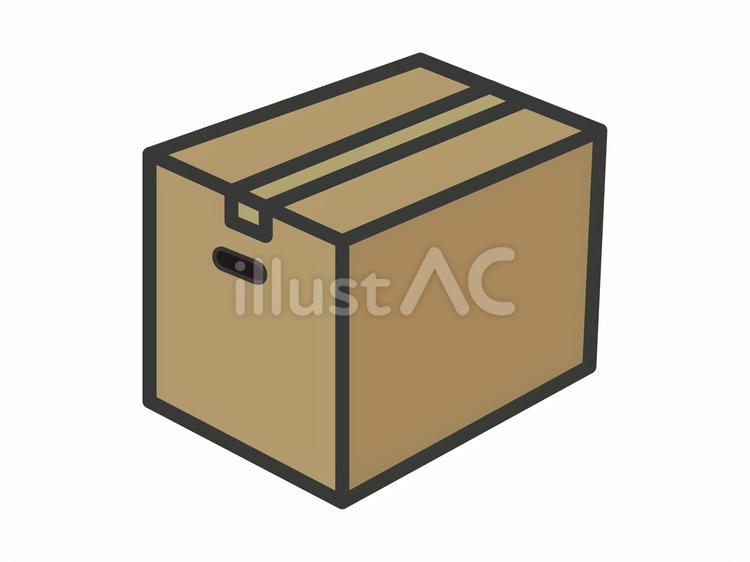 段ボール02 段ボール,荷物,箱のイラスト素材