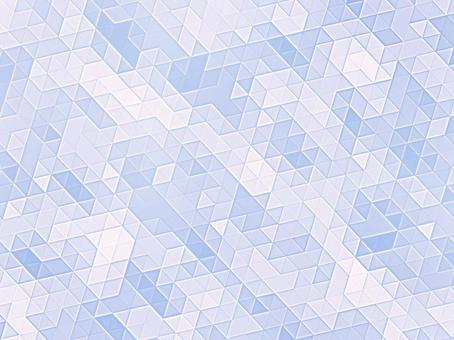青と水色の抽象的な幾何学模様1189
