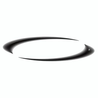 ぷっくりした黒い抽象的な3Dフレーム フレーム,アイコン,3d,抽象的,立体,スタイリッシュ,マーク,可愛い,フェミニン,キュートのイラスト素材