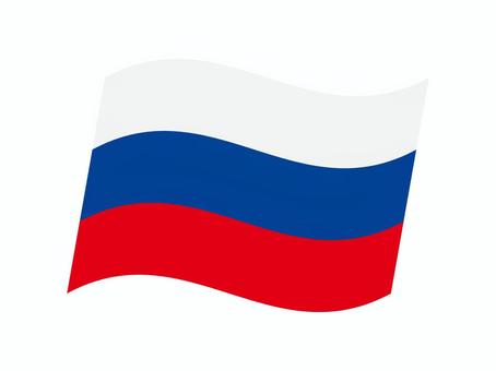 ロシアの国旗 ロシア,国旗,トリコロール,旗,なびく,はためく,ベクター,斜め,シアー,イラストのイラスト素材