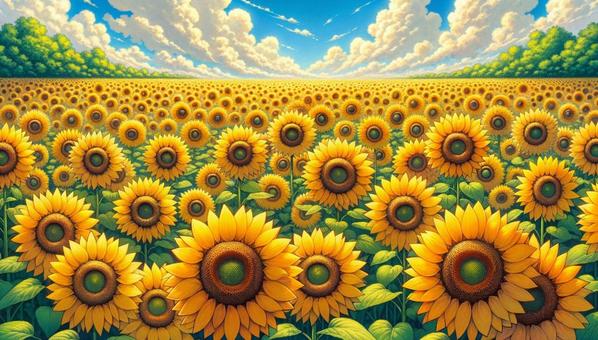 sunflower field, sunflower, sunflower field, flower, JPG