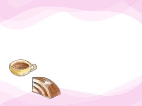 Sweets frame (tea and chocolate cake), JPG and PNG Sweets frame (tea and chocolate cake), frame, black tea, chocolate cake, JPG and PNG