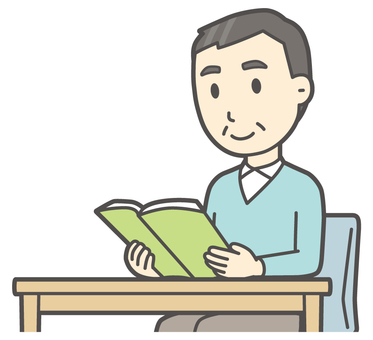  ニット中年男性-499-バスト