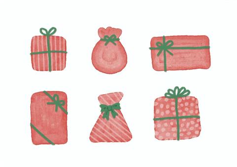 手描きギフトボックスセット 水彩