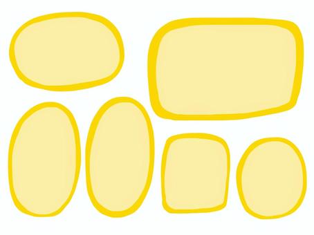 Illustration, simple, frame, decoration, 