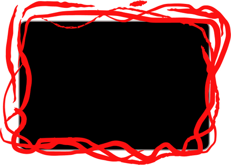 フレーム フレーム,黒,赤い枠,写真用,ｃｔａ用のイラスト素材