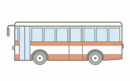 路線バスのアイコン 路線バス,大型バス,路線,巡回,バス,アイコン,イラストのイラスト素材