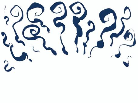 どんより どんより,オーラ,臭い,ネガティブ,もやもやのイラスト素材