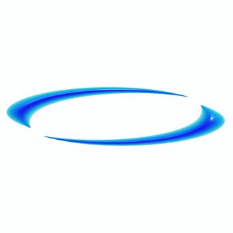 ぷっくりした青い抽象的な3Dフレーム フレーム,アイコン,3d,抽象的,立体,スタイリッシュ,マーク,可愛い,フェミニン,キュートのイラスト素材