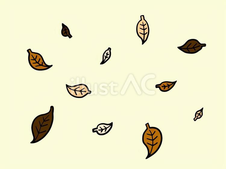 落ち葉舞う背景 落ち葉,背景,風景のイラスト素材