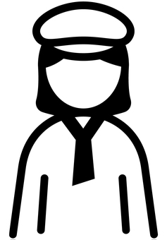 Chef tie, hunting hat and person icon, JPG, PNG and AI Chef tie, hunting hat and person icon, people, people, uniform, JPG, PNG and AI