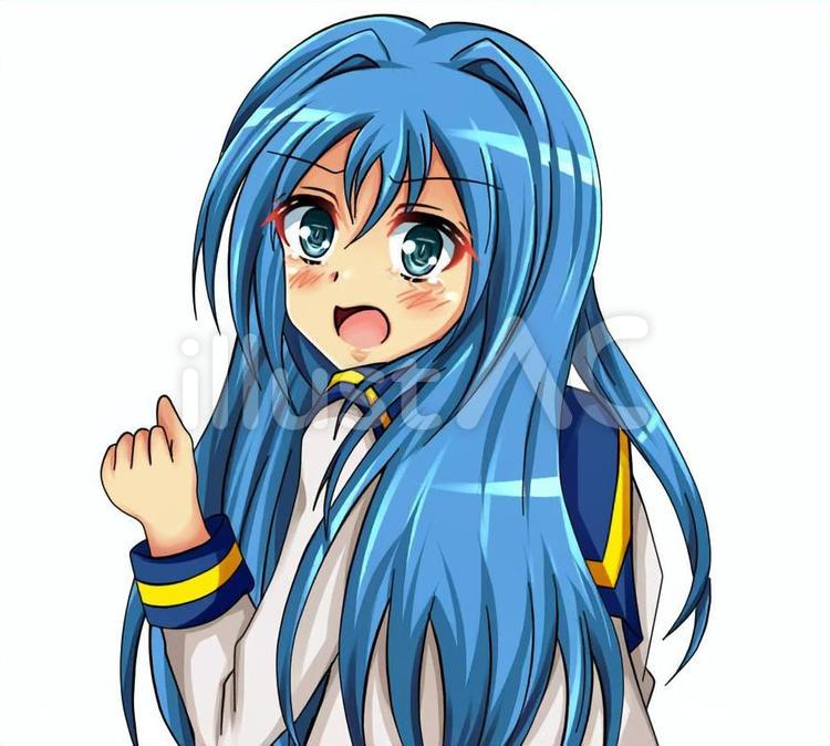 りる　表情２９－２ オリジナル,オリキャラ,キャラクターのイラスト素材