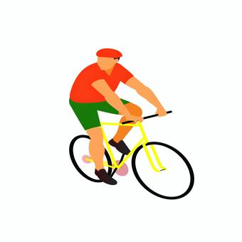 自転車 001 自転車,サイクリング,男性,スポーツ,運動,健康,アクティビティ,ベクター,休日,ライフスタイルのイラスト素材