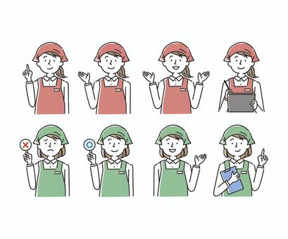 Illustration, people, line drawing, tiny, 