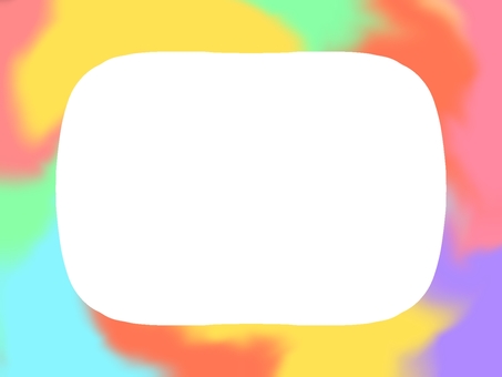 マーブル模様のカラフルなフレーム マーブル模様,フレーム,カラフル,ポップ,縁のイラスト素材