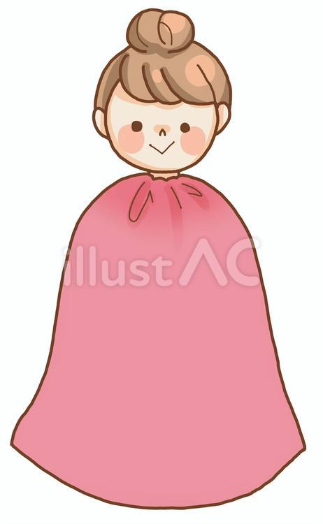 よもぎ蒸し1 女性,よもぎ蒸し,よもぎのイラスト素材