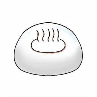 温泉饅頭 温泉饅頭,おまんじゅう,和菓子,お土産,食べ物,シンプルのイラスト素材