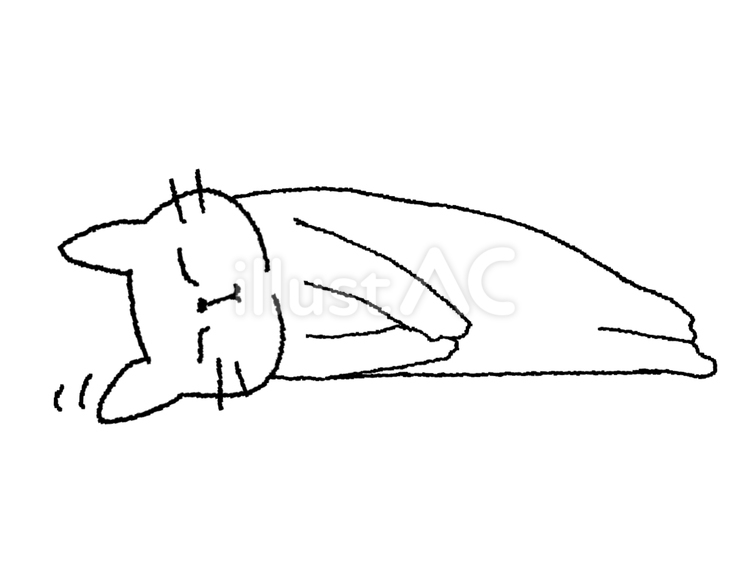 くつろぐ猫 猫,くつろぐ,まったりのイラスト素材