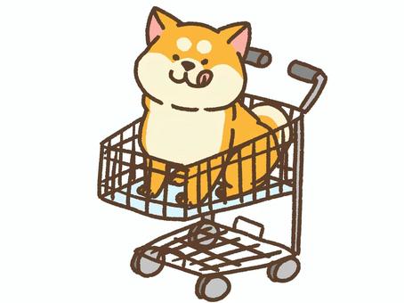 Illustration, cart, pet shop, shopping, 