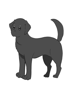 ラブラドールレトリバー(ブラック)2 ラブラドールレトリバー(ブラック)2 犬,大型犬,わんこ,愛犬,黒ラブ,ラブラドール,ラブラドールレトリバー,盲導犬,タレ耳のイラスト素材