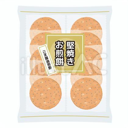 堅焼き煎餅 ごま醤油味