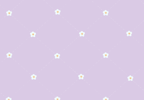 キルティング×花柄背景（パープル） キルティング,おしゃれ,花柄,背景,壁紙,かわいい,ガーリー,ふんわり,ナチュラル,布柄のイラスト素材