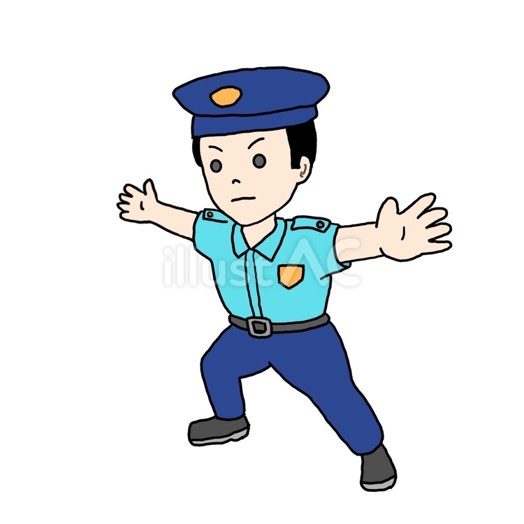 警備員男性 警備員,男性,守るのイラスト素材