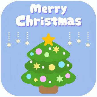 クリスマスツリーのカード02