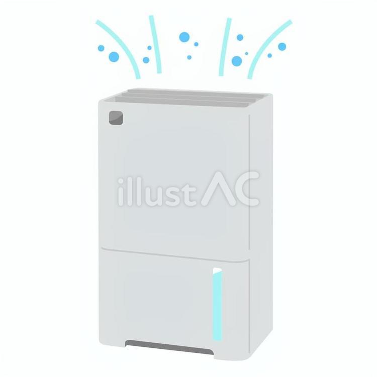 除湿器 除湿,湿気,家電のイラスト素材