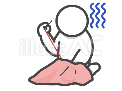 縫物 どんより