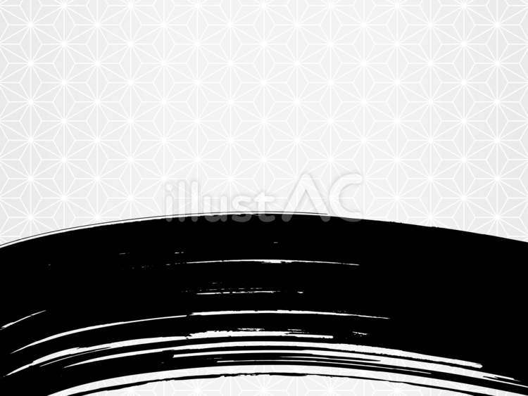 筆で手描きした背景用のモノクロの墨絵 背景,黒,墨のイラスト素材
