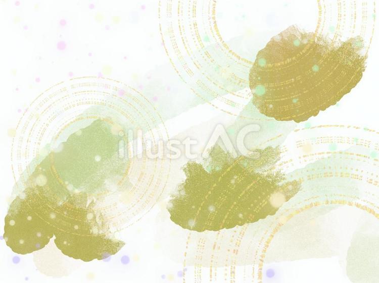和風水彩のテクスチャ 水彩,波紋,金色のイラスト素材